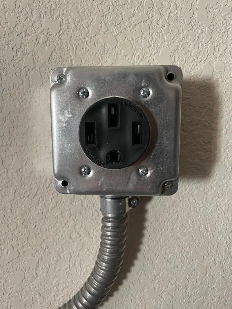 NEMA 14-50 outlet installed for Electrical Panel Upgrade in Fruitland